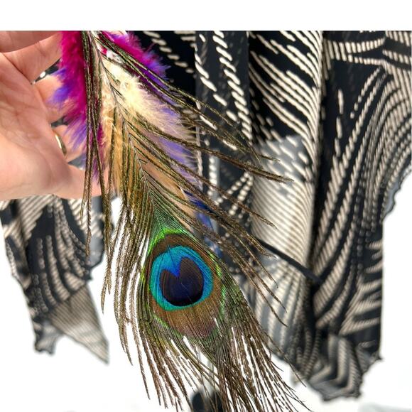 Kathrine Story One Size Flowey Top With Necklace Coverup Swim Tropical Women's - Picture 5 of 5